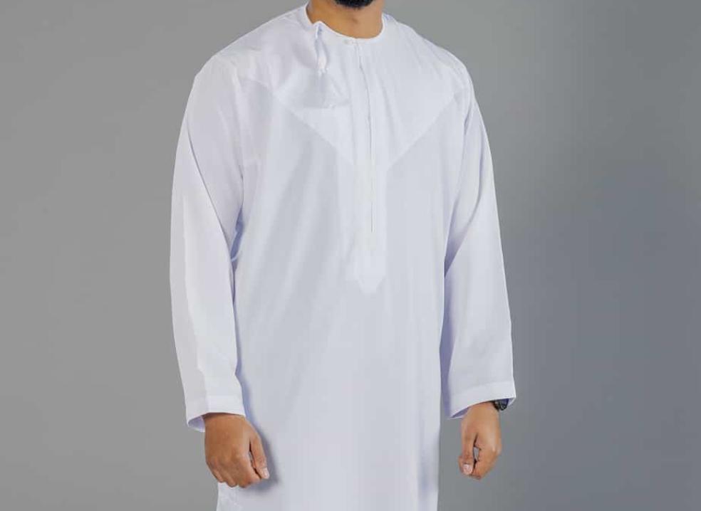 Triple White Omani Dishdasha