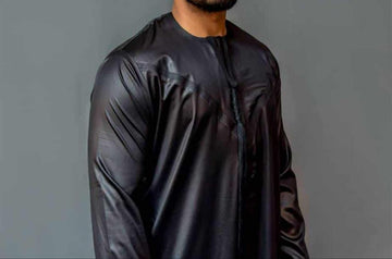 Black Emirati Thobe 